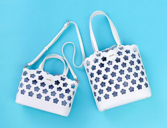 【マリークワント2026 SUMMER COLLECTION】パンチングデイジー2WAYミニトート￥14,300／パンチングデイジートート￥15,400（税込）