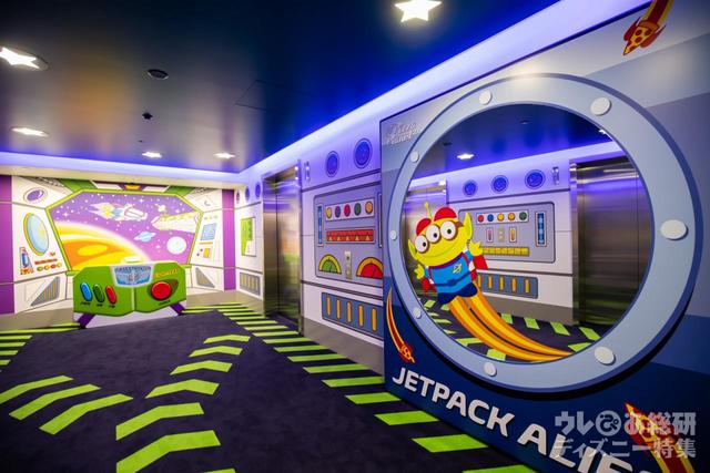 東京ディズニーリゾート・トイ・ストーリーホテル「エレベーターホール」