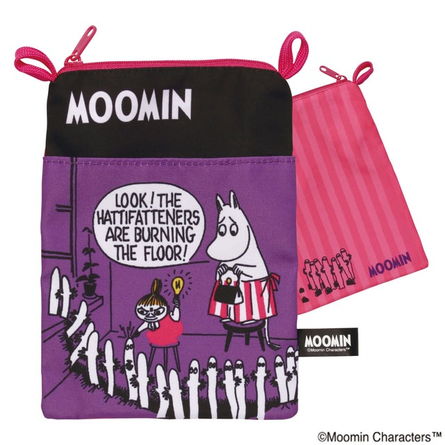 【ムーミン　サコッシュにもなるポーチコレクション】ニョロニョロ／吹き出しの中のセリフにもご注目！