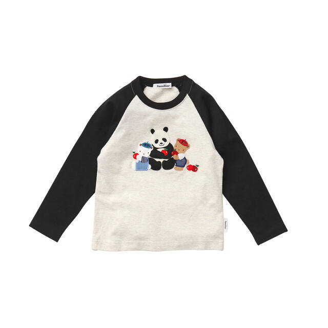 【familiar×アドベンチャーワールド】Tシャツ（長袖）90～130cm（税込13,200～16,500円）