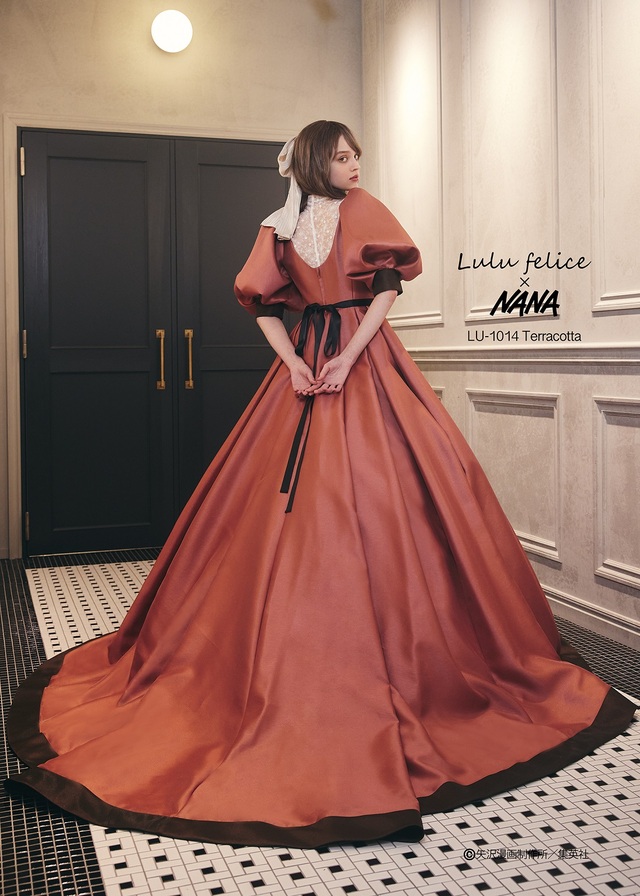 「Lulu felice×NANA」新作ウェディングドレス　LU-1014_Terracotta