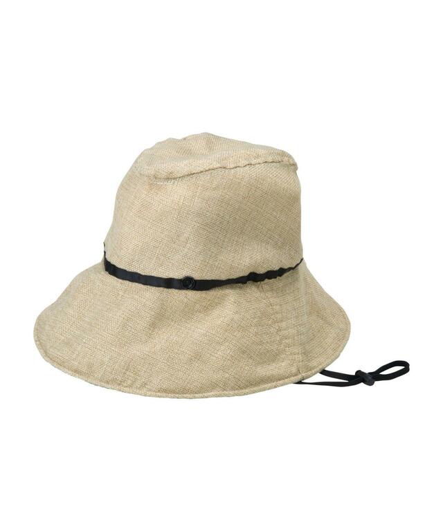 「W by Wpc. UVカットつば広ハット ベージュ」3,080円（税込）