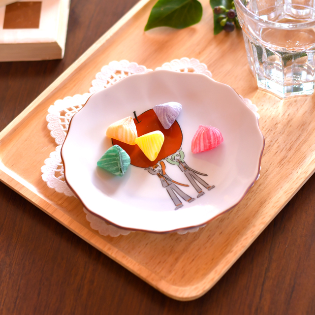 九谷焼 花型皿（鶯丸・大包平）