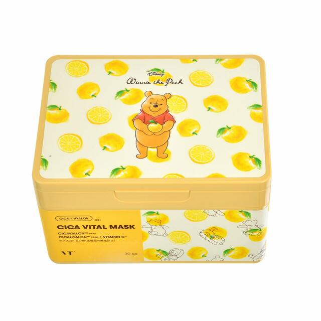 【VT COSMETICS】プーさん フェイスマスク シカバイタル マスク 30枚入り YUZU POOH 2,500円