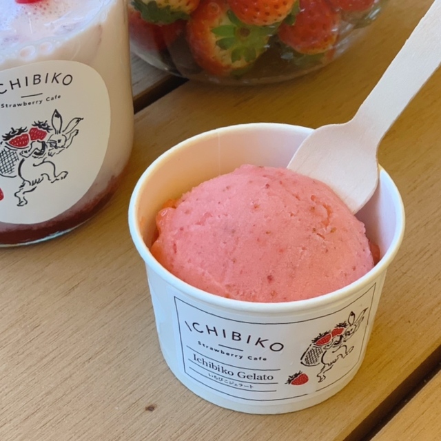 いちごのジェラート