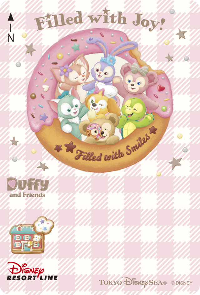 ディズニーリゾートライン フリーきっぷ｜東京ディズニーシー「ダッフィー＆フレンズのフィルド・ウィズ・ジョイ！」スペシャルグッズ｜販売期間：2025年7月3日（木）〜8月27日（水）
