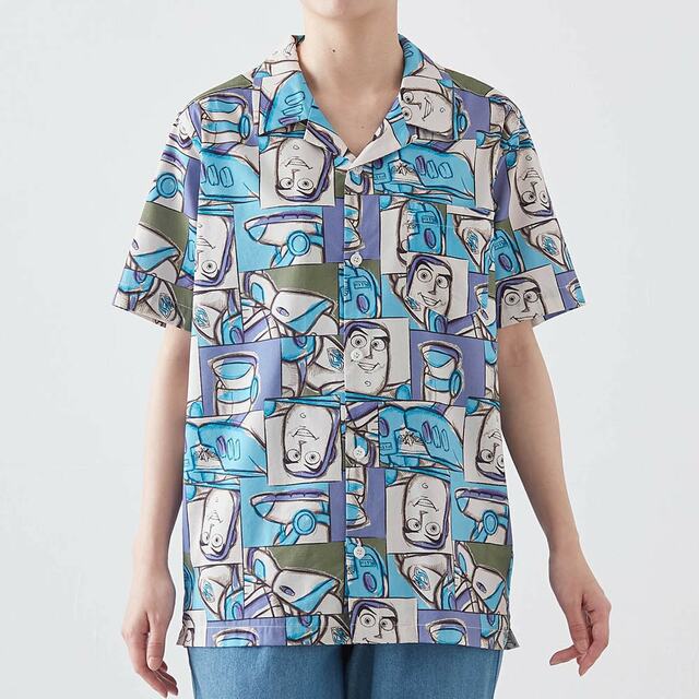ユニセックス総柄半袖シャツ「バズ・ライトイヤー/トイ・ストーリー」|¥ 5,990 (税込)