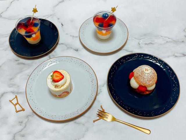 ナチュラルキッチン All500円以下 星座モチーフの食器 がおしゃれ スイーツ乗せるだけで即映える 1 2 ハピママ