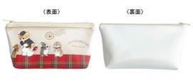 【もふにゃんこ文具 第2弾】配達にゃんのマルチポーチ