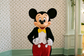 香港ディズニーランドホテル「エンチャンテッド・ガーデン・レストラン」のミッキー