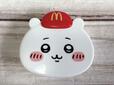 【ちいかわハッピーセット第二弾／ちいかわのメモセット】赤のマクドナルドロゴの帽子を被ったちいかわがかわいい♪
