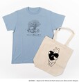 左：【三越伊勢丹限定】プーさんと大きな木 T シャツ 4,400円、右：【三越伊勢丹限定】プーさんハートトートバッグ 2,750円