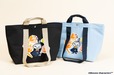【ムーミン「リトルミイフェア」シリーズ】「撥水ロープハンドルトートバッグ」各3,520円／鮮やかなブルーとシックなダークグレーの2色　※2026年2月2日（月）発売