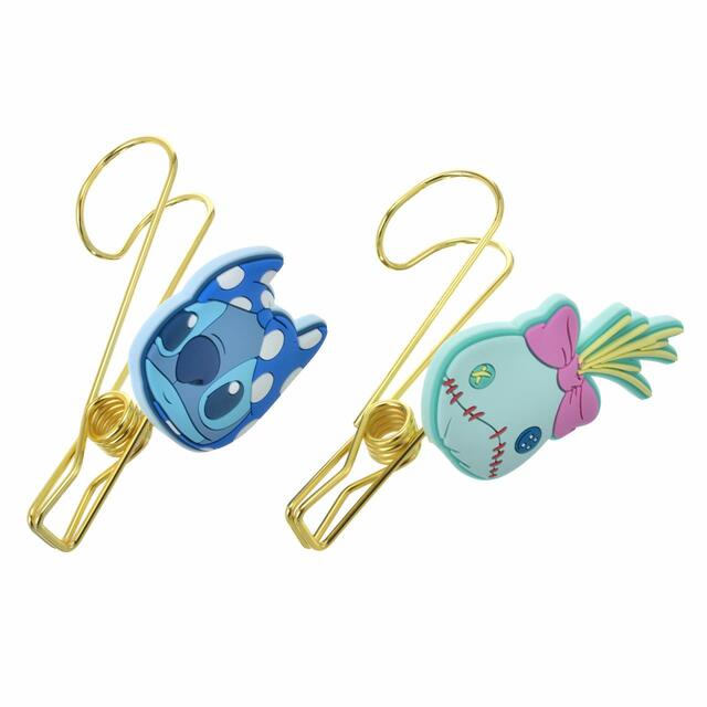 スティッチ＆スクランプ ハンガークリップ Disney Stitch＆Scramp OHANA LIFE 2,200円