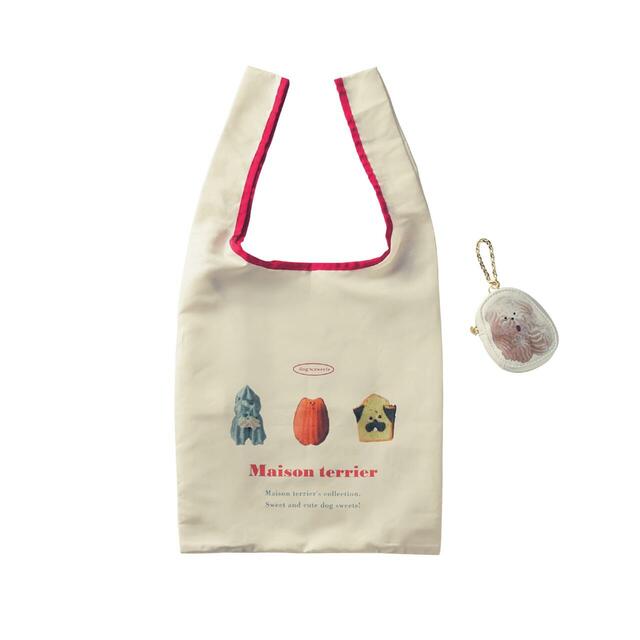 お菓子デザインの収納ポーチ付きエコバッグ｜3,300円（税込）