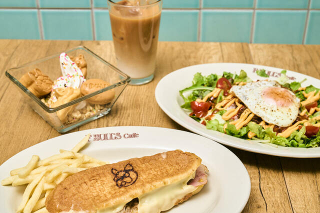 食事系からスイーツ、ドリンクまでこだわりのメニューが揃う【「F BULL’S」初の実店舗『F BULL’S Cafe』誕生】