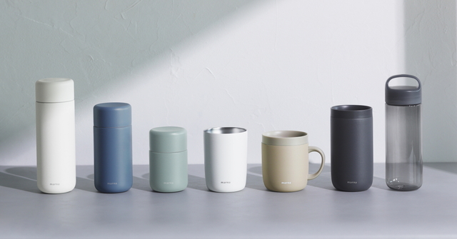 マーナのドリンクウェアシリーズ。