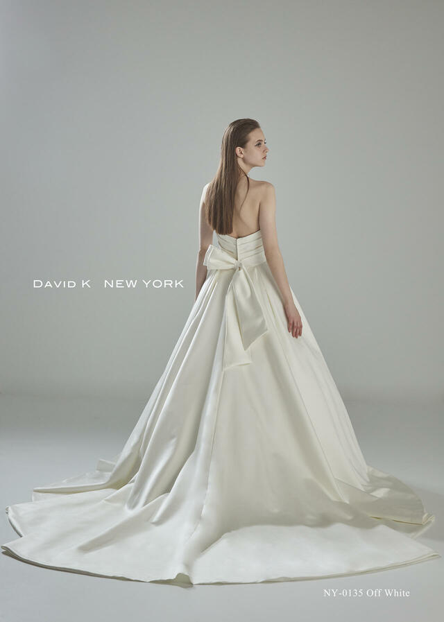 クラウディア｜「DAVID K NEW YORK（デヴィッド ケイ ニューヨーク）新作ウェディングドレス｜NY-0135_Offwhite