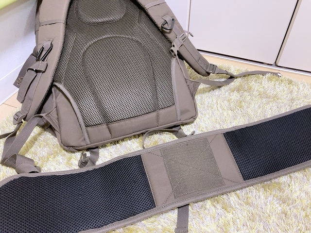 【ワークマン ジョイントバックパックFE】ウエストベルトは取り外し可能