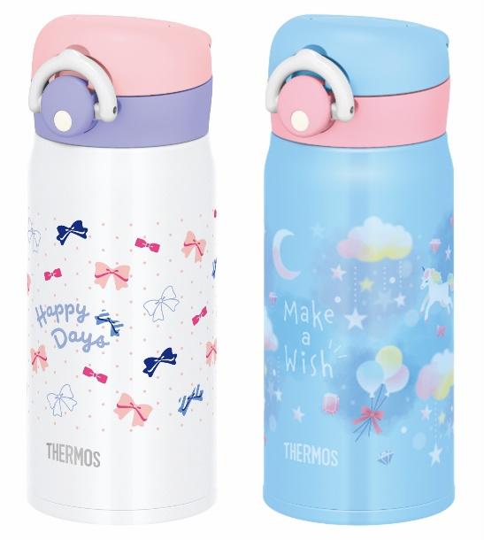 品番：JNR-353G　容量：0.35L　カラー：RWH リボンホワイト、SKY スカイブルー