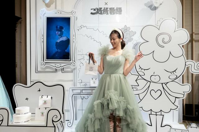 「Lulu felice×ご近所物語」新作ウェディングドレス　LU-1006_Pistachio