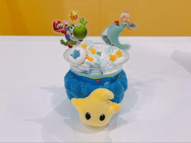 【サーティワン×マリオギャラクシー スーパーマリオギャラクシー ダブルサンデー】スモールサイズの好きなアイスを２種類選べて、マリオ、ヨッシー、ロゼッタのピックが可愛いです！