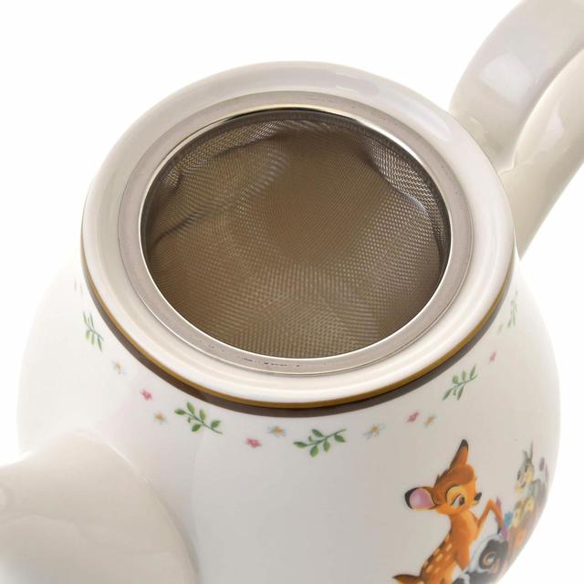 バンビ、とんすけ、フラワー ティーポット Bambi 80years 3,520円