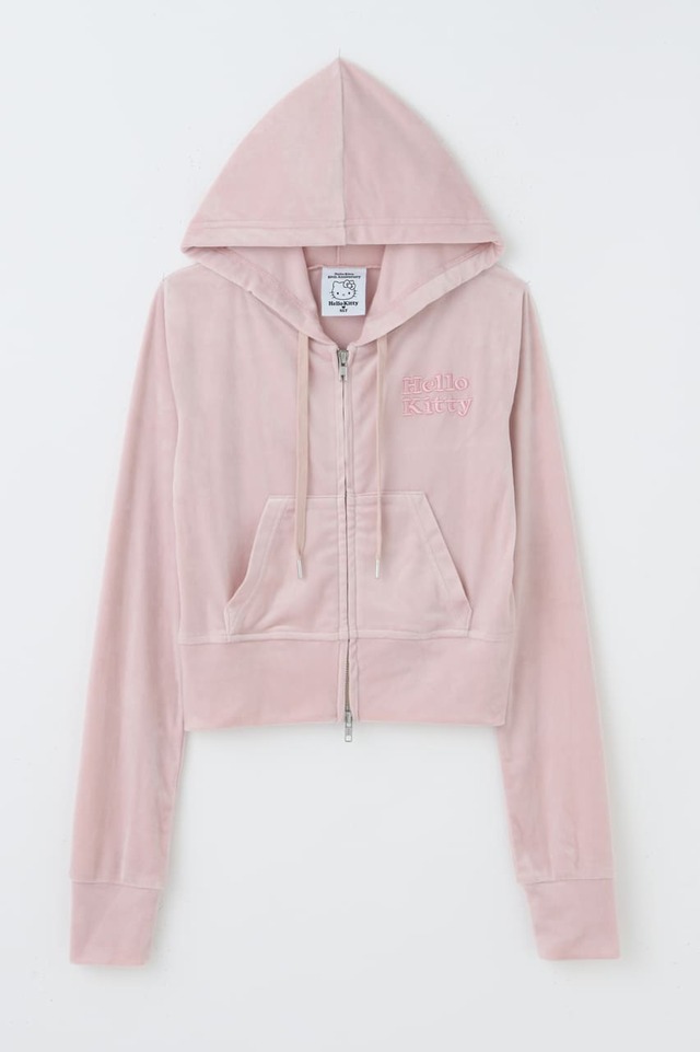 【SHIBUYA109×HELLO KITTY SPECIAL COLLABORATION】SLY（4階） HELLO KITTY x SLY VELOUR HOODIE 全2種 各¥9,900