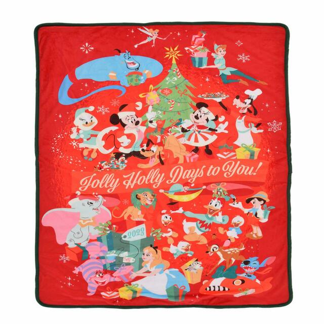 ディズニーキャラクター ブランケット ぬいぐるみ付き Disney Christmas 4,900円