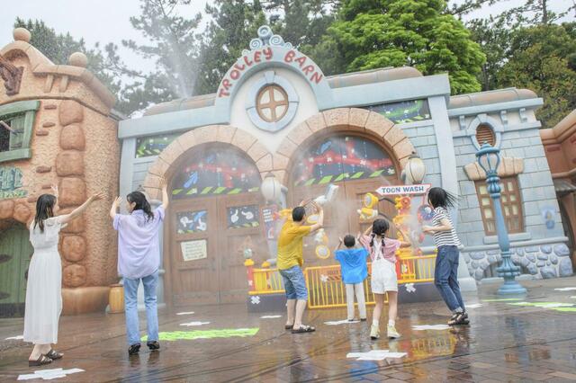 東京ディズニーランド「びしょ濡れトゥーンタウン」