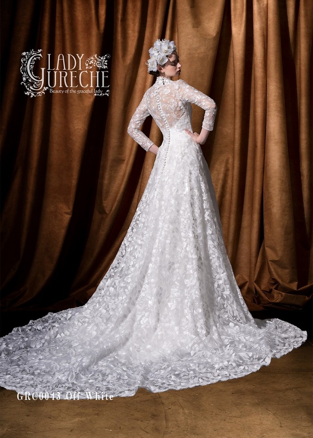 クラウディア｜「LADY GURECH（レディ・グレーチェ）」新作ウェディングドレス｜GRC0043_Offwhite
