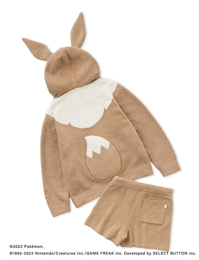 【ポケモンスリープ】ベビモコ イーブイ パーカ＆ショートパンツセット　￥17,820　サイズ：フリー