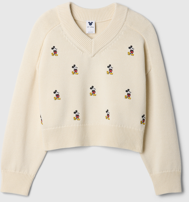 Vネックセーター　¥5,490｜Gap x Disney Collegiate