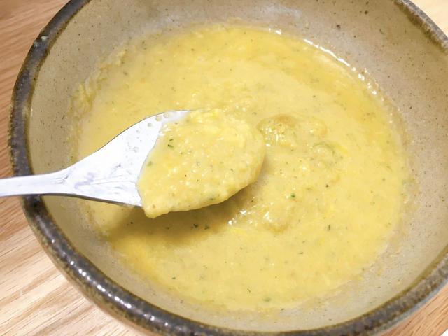 9種類のBIO野菜のポタージュの完成