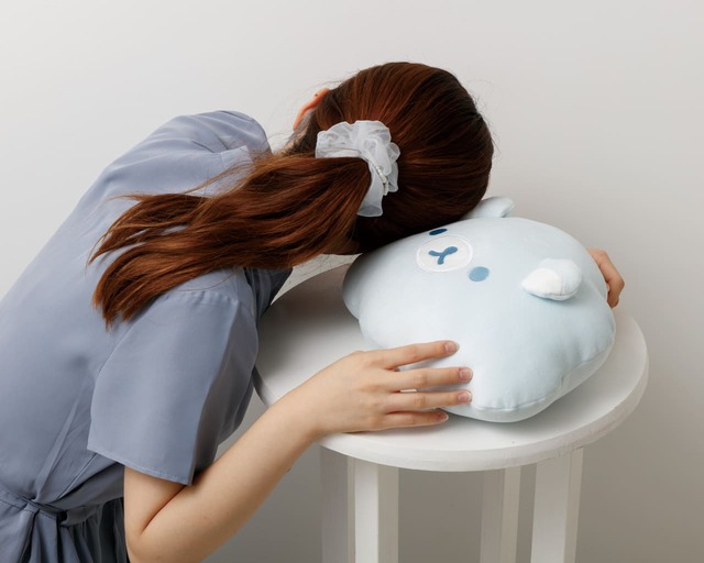 【雨のち晴れのリラックマ】まくらにしたい「雲クッション」