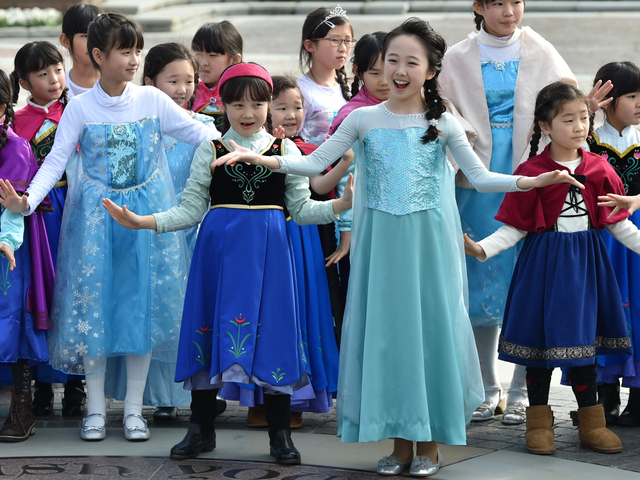 アナとエルサのウィンターグリーティング