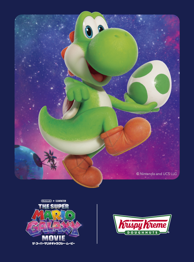 『スーパーマリオコラボBOX購入者限定ステッカー』【スーパーマリオ×クリスピー・クリーム・ドーナツ】