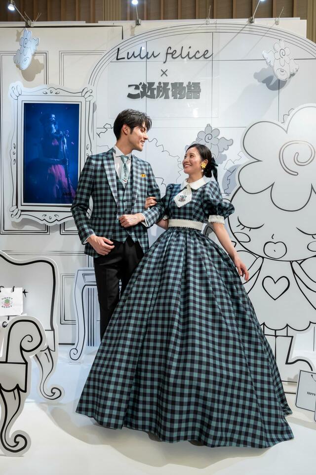 「Lulu felice×ご近所物語」新作ウェディングドレス LU-1008_Green LU-2008_Green