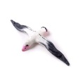 【特別展「鳥」グッズ】「ペラゴルニス・サンデルシ ぬいぐるみ」税込2,750円／史上最大の鳥が手乗りサイズのぬいぐるみに！横約48cm×高さ約4.5cm×奥行き約20cmです