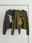 Villains/パッチワーク裏毛プルオーバー ￥4,990｜Green Parks「ディズニーコレクション」