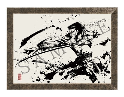 るろうに剣心　志々雄真実　水墨画 るろうに剣心」墨絵コレクション発売決定！緋村剣心、志々雄真実、斎藤