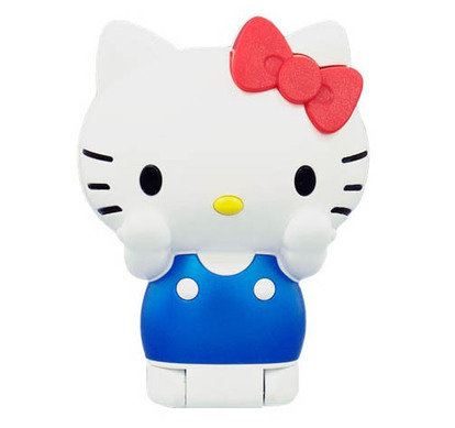 キティちゃんが真っ二つに割れて変形!SIMフリーフィーチャーフォン キティちゃんが真っ二つに割れて変形!SIMフリーフィーチャーフォン