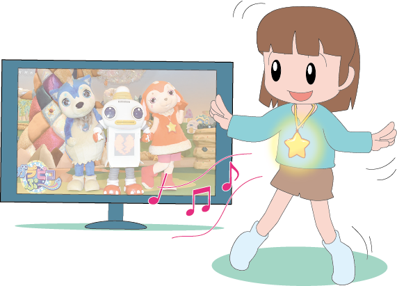 ガラピコぷ～ チョロミーの星のペンダント