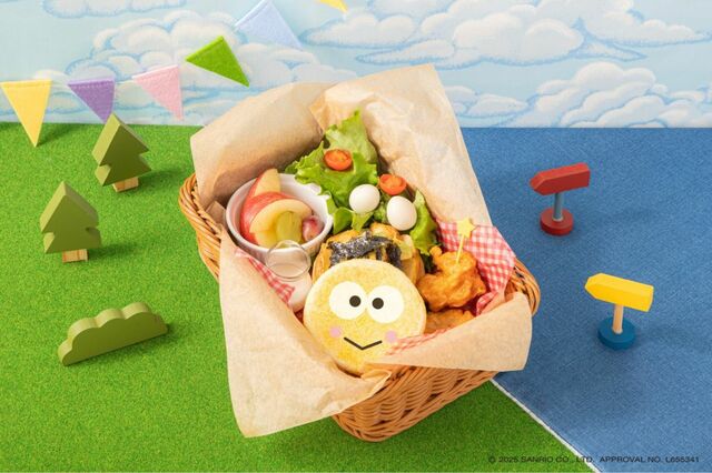 【はぴだんぶい わいわいピクニックカフェ】「けろけろけろっぴのサンドイッチBOX」1,690円