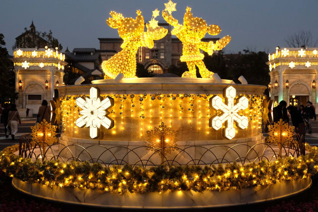 東京ディズニーシー「クリスマス・ウィッシュ」スノークリスタル・イルミネーション