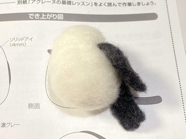 つばさがつきました！徐々に形になってきました♪