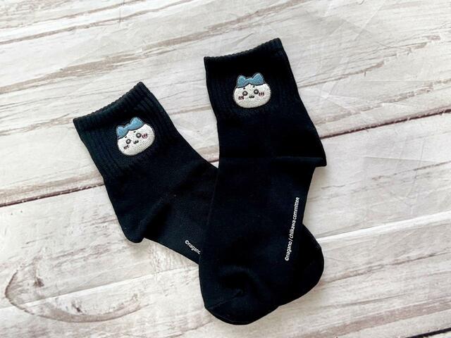 もちろん両方に刺繍入り！【GU（ジーユー）ソックス Chiikawa】