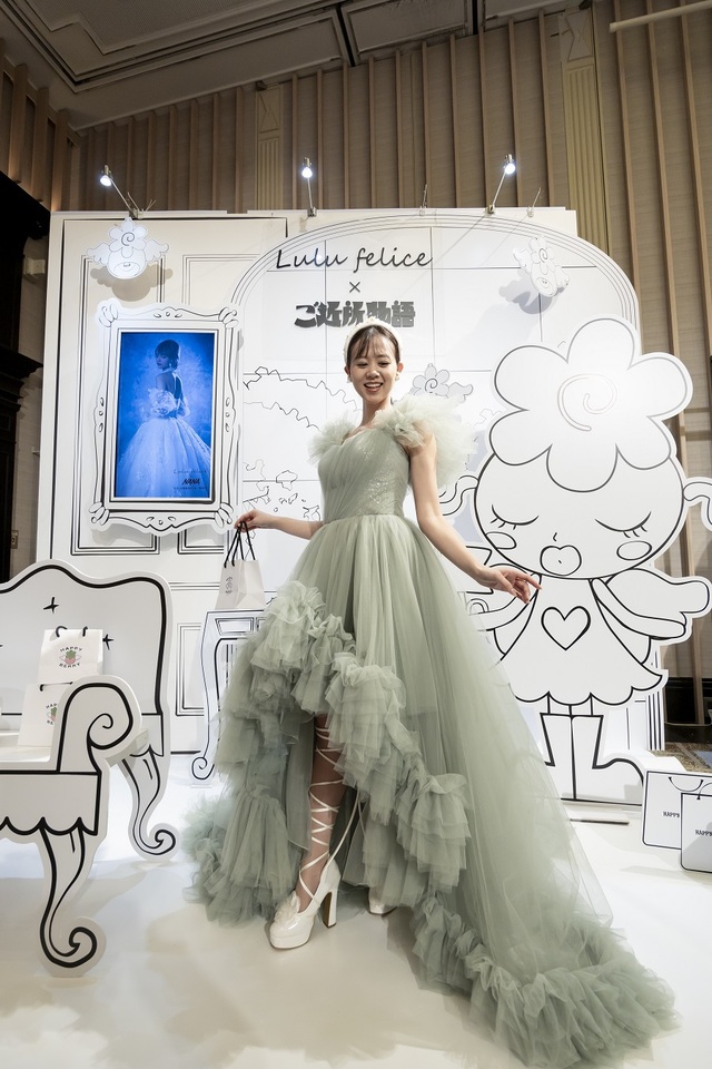 「Lulu felice×ご近所物語」新作ウェディングドレス　LU-1006_Pistachio