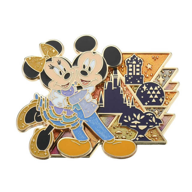 ミッキー＆ミニー ピンバッジ Walt Disney World 50th Celebration 2,310円