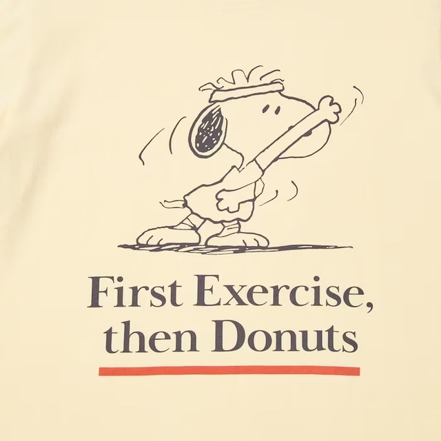 ユニクロ ピーナッツ スポーツクラブ UT（半袖・レギュラーフィット） ¥1,500